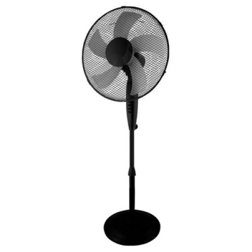 HIGH FLOOR FAN  AEROPULSE (06-21504) BLACK 40cm 50W ΣΤΡΟΓ.ΒΑΣΗ